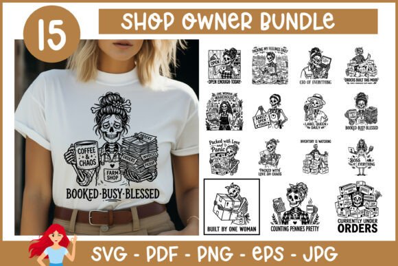 Download 15 Shop Owner SVG Bundle - Owner Collection