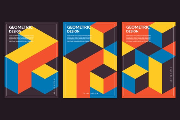 Download Geometric 3d Cubes Swiss Design Covers - Geometric Collection