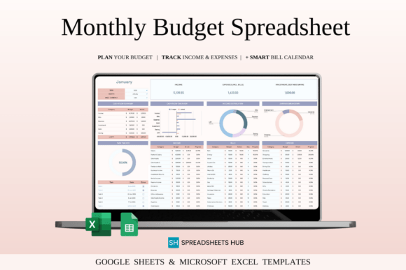 Download Monthly Budget Spreadsheet Excel - Excel Collection
