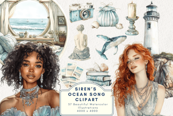 Download Siren’s Ocean Song Clipart - Premium Resources