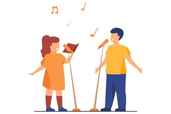Download Children Choir Singing Song in Church Fl - Premium Resources