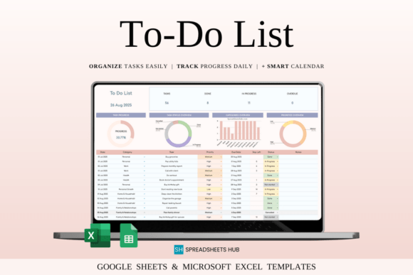 Download To-Do List Tracker Template Excel - Excel Collection