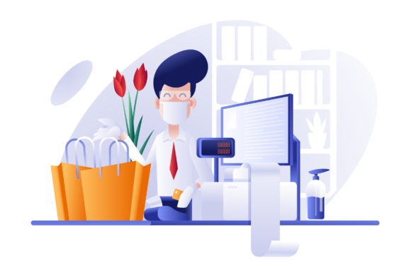 Download Safely Shopping During Covid19 - Covid19 Collection