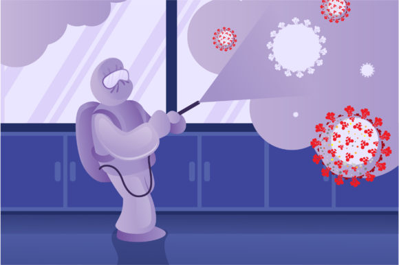 Download Male Health Worker Spraying for Covid19 - Covid19 Collection