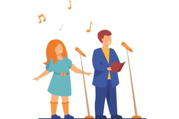 Download Children Choir Singing Song in Church Fl - Premium Resources