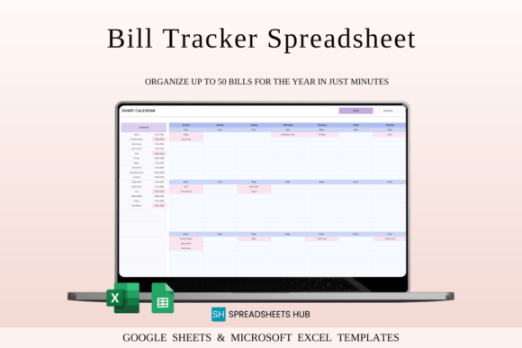 Download Bill Tracker Spreadsheet in Excel - Excel Collection